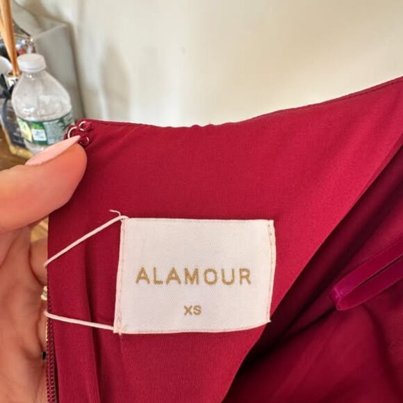 Alamour the Label Julianne Burgundy prom & pageant gown - Size XS - Picture 5 of 5